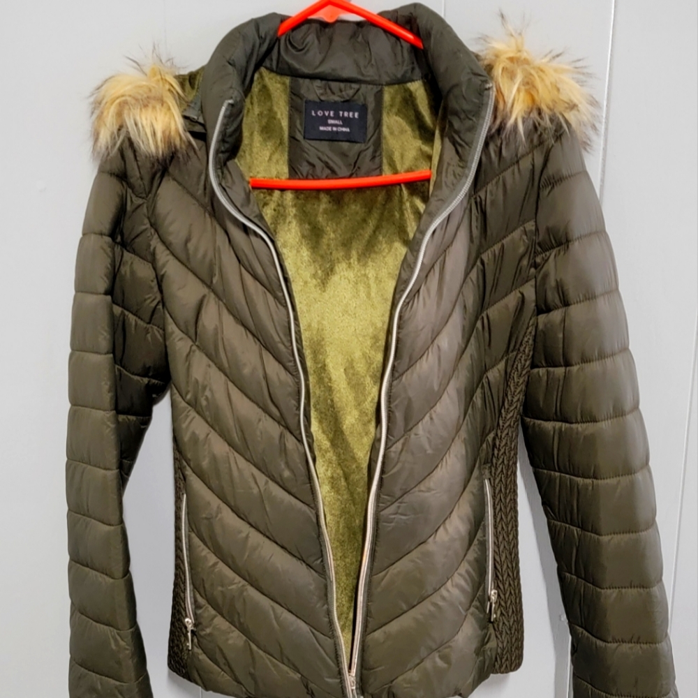 Love tree Green jacket